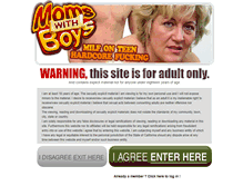 Tablet Screenshot of momswithboys.com